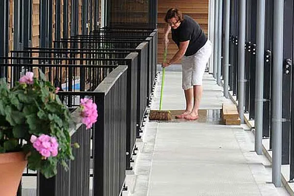 Exemple pratique : structures antidérapante GIAN sur balcon