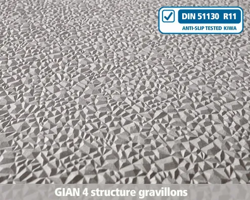 gian4 structure gravillons b&eacute;ton, antid&eacute;rapant, structure, profil, escaliers, nez-de-marche